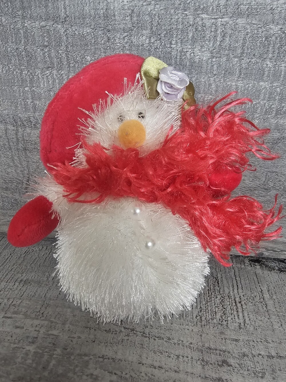 Ganz Victorian Snowwoman Red Hat & Scarf Lady Plush 5" Heritage Collection